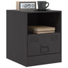 Stella Homewares Bedside Cabinets 2pcs Black 34.5x39x44 cm Steel