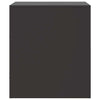 Stella Homewares Bedside Cabinets 2pcs Black 34.5x39x44 cm Steel