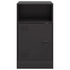 Stella Homewares Bedside Cabinets 2 pcs Black 34.5x39x62 cm Steel