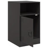 Stella Homewares Bedside Cabinets 2 pcs Black 34.5x39x62 cm Steel