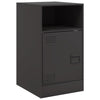 Stella Homewares Bedside Cabinets 2 pcs Black 34.5x39x62 cm Steel