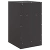 Stella Homewares Bedside Cabinets 2 pcs Black 34.5x39x62 cm Steel