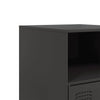 Stella Homewares Bedside Cabinets 2 pcs Black 34.5x39x62 cm Steel