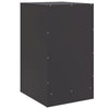 Stella Homewares Bedside Cabinets 2pcs Black 34.5x39x62 cm Steel