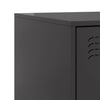 Stella Homewares Bedside Cabinets 2pcs Black 34.5x39x62 cm Steel