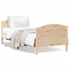 Stella Homewares Bed Frame without Mattress 90x190 cm Solid Wood Pine