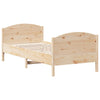 Stella Homewares Bed Frame without Mattress 90x190 cm Solid Wood Pine