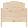 Stella Homewares Bed Frame without Mattress 90x190 cm Solid Wood Pine