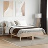 Stella Homewares Bed Frame without Mattress 135x190 cm Solid Wood Pine