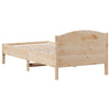 Stella Homewares Bed Frame without Mattress 90x190 cm Solid Wood Pine