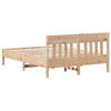 Stella Homewares Bed Frame without Mattress 135x190 cm Solid Wood Pine