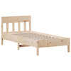Stella Homewares Bed Frame without Mattress 90x190 cm Solid Wood Pine