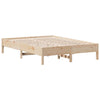 Stella Homewares Bed Frame without Mattress 150x200 cm Solid Wood Pine
