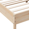 Stella Homewares Bed Frame without Mattress 150x200 cm Solid Wood Pine