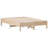 Stella Homewares Bed Frame without Mattress 135x190 cm Solid Wood Pine