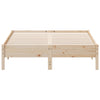 Stella Homewares Bed Frame without Mattress 135x190 cm Solid Wood Pine