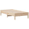Stella Homewares Bed Frame without Mattress 90x190 cm Solid Wood Pine
