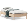 Stella Homewares Bed Frame without Mattress 90x190 cm Solid Wood Pine