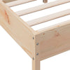 Stella Homewares Bed Frame without Mattress 150x200 cm Solid Wood Pine