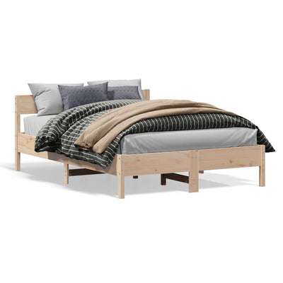 Stella Homewares Bed Frame without Mattress 150x200 cm Solid Wood Pine