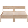 Stella Homewares Bed Frame without Mattress 135x190 cm Solid Wood Pine