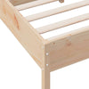 Stella Homewares Bed Frame without Mattress 135x190 cm Solid Wood Pine