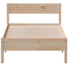 Stella Homewares Bed Frame without Mattress 90x190 cm Solid Wood Pine