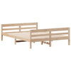 Stella Homewares Bed Frame without Mattress 137x187 cm Double Solid Wood Pine