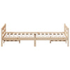 Stella Homewares Bed Frame without Mattress 137x187 cm Double Solid Wood Pine