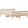 Stella Homewares Bed Frame without Mattress 137x187 cm Double Solid Wood Pine