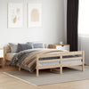 Stella Homewares Bed Frame without Mattress 137x187 cm Double Solid Wood Pine