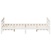 Stella Homewares Bed Frame without Mattress White 137x187 cm Double Solid Wood Pine