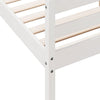 Stella Homewares Bed Frame without Mattress White 137x187 cm Double Solid Wood Pine