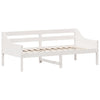 Stella Homewares Day Bed without Mattress White 90x190 cm Solid Wood Pine