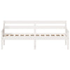 Stella Homewares Day Bed without Mattress White 90x190 cm Solid Wood Pine