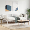 Stella Homewares Day Bed without Mattress White 90x190 cm Solid Wood Pine