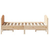 Stella Homewares Bed Frame without Mattress 150x200 cm Solid Wood Pine