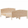 Stella Homewares Bed Frame without Mattress 150x200 cm Solid Wood Pine