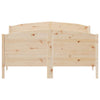 Stella Homewares Bed Frame without Mattress 135x190 cm Solid Wood Pine