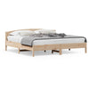 Stella Homewares Bed Frame without Mattress 183x203 cm King Solid Wood Pine