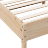 Stella Homewares Bed Frame without Mattress 150x200 cm Solid Wood Pine