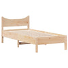 Stella Homewares Bed Frame without Mattress 90x190 cm Solid Wood Pine