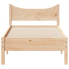 Stella Homewares Bed Frame without Mattress 90x190 cm Solid Wood Pine