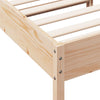 Stella Homewares Bed Frame without Mattress 90x190 cm Solid Wood Pine