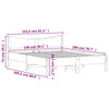 Stella Homewares Bed Frame without Mattress 150x200 cm Solid Wood Pine
