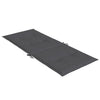 Stella Homewares Highback Chair Cushions 4 pcs Melange Anthracite 120x50x4 cm Fabric