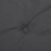 Stella Homewares Highback Chair Cushions 4 pcs Melange Anthracite 120x50x4 cm Fabric