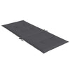 Stella Homewares Highback Chair Cushions 6 pcs Melange Anthracite 120x50x4 cm Fabric