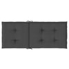 Stella Homewares Highback Chair Cushions 6 pcs Melange Anthracite 120x50x4 cm Fabric