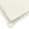 Stella Homewares Highback Chair Cushions 4 pcs Melange Cream 120x50x4 cm Fabric